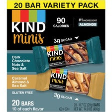 KIND Nuts/Sea Salt Variety Pack Minis Snack Bars
