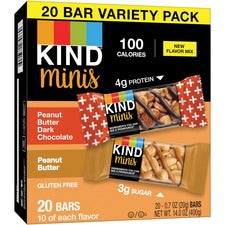 KIND Peanut Butter Variety Pack Mini Snack Bars