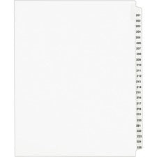 Avery&reg; Collated Numerical Side Tab Legal Dividers