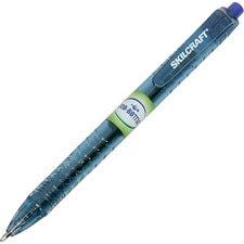 SKILCRAFT Blue Ink Retractable Ballpoint Pens - TAA Compliant