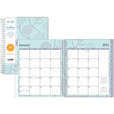 Blue Sky Tabbed Monthly Planner