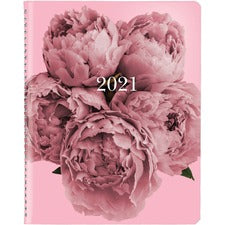 Rediform Pink Floral Monthly Planner