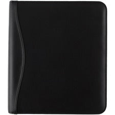 At-A-Glance Black Leather Zipcase Folio Binder Set