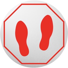 Deflecto StandSafe Footprints Spacing Disks