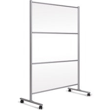 Bi-silque Mobile Glass Panel Divider