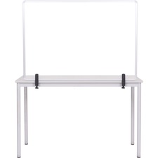 Bi-silque Framed Glass Desktop Barrier