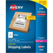 Avery&reg; Internet Shipping Labels - TrueBlock