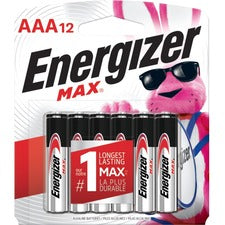 Energizer MAX Alkaline AAA Batteries, 12 Pack