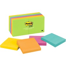 Post-it&reg; Notes Original Notepads -Jaipur Color Collection