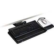 3M Easy Adjust Keyboard Tray Platform Gel Wrist Rests Precise Mouse Pad