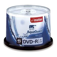 Imation DVD Recordable Media - DVD-R - 8x - 4.70 GB - 45 Pack