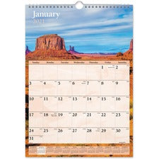 At-A-Glance Scenic Monthly Wall Calendar