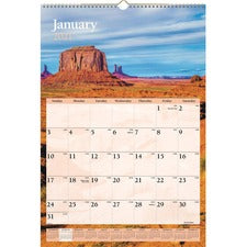 At-A-Glance Scenic Monthly Wall Calendar