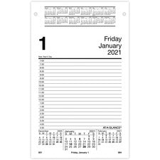At-A-Glance Daily Pad-Style Desk Calendar Refill