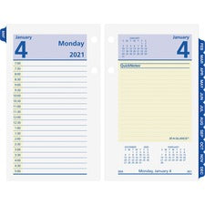 At-A-Glance QuickNotes Daily Desk Calendar Refill