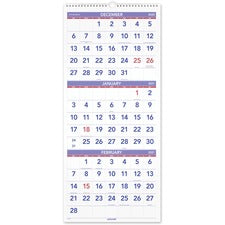 At-A-Glance 3 Month Reference Wall Calendar