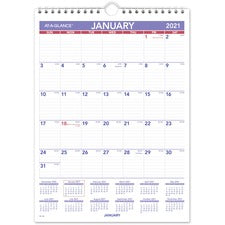 At-A-Glance Recycled Monthly Wall Calendar