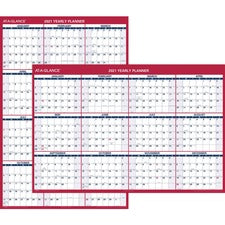 At-A-Glance Jumbo Erasable/Reversible Yearly Wall Planner