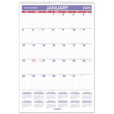 At-A-Glance Recycled Monthly Wall Calendar