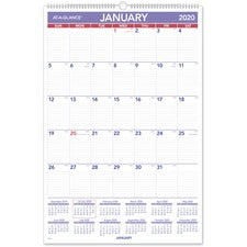At-A-Glance Recycled Monthly Wall Calendar