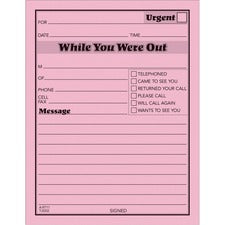 Adams While You Were Out Message Pad