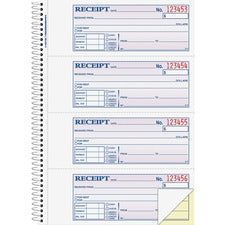 Adams Spiral 2-part Money/Rent Receipt Book