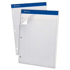 Ampad Double Sheet Narrow - ruled Writing Pad - Letter