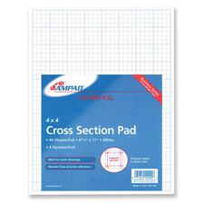Ampad Cross - section Quadrille Pads - Letter
