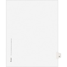 Avery&reg; Individual Legal Exhibit Dividers - Avery Style