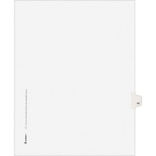 Avery&reg; Individual Legal Exhibit Dividers - Avery Style