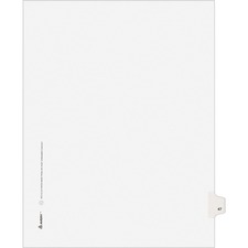 Avery&reg; Individual Legal Exhibit Dividers - Avery Style