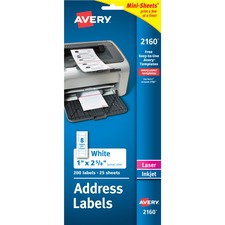 Avery&reg; Mini-Sheets Shipping Labels