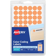 Avery&reg; Color-Coding Labels