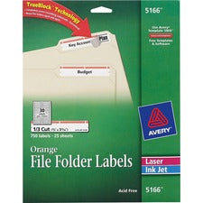 Avery&reg; File Folder Labels - TrueBlock - Sure Feed