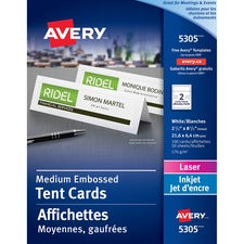 Avery&reg; Laser, Inkjet Print Tent Card