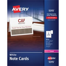 Avery® Laser Print Greeting Card