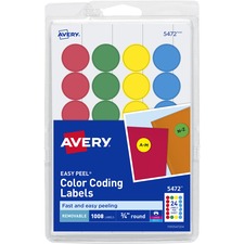 Avery&reg; Print or Write Color-Coding Labels