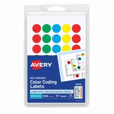 Avery&reg; See-Through Color Dots