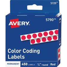 Avery&reg; 1/4" Color-Coding Labels