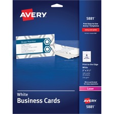Avery&reg; Laser Print Business Card