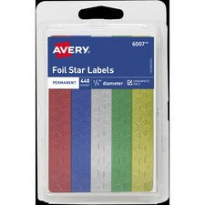 Avery® Foil Star Labels