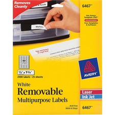 Avery&reg; Removable ID Labels - Sure Feed