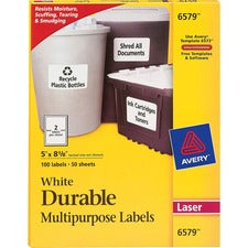 Avery® Durable ID Labels - TrueBlock