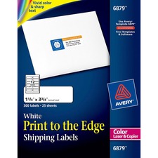 Avery&reg; White Print-to-the-Edge Address Labels