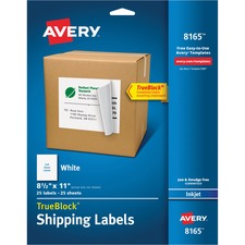 Avery&reg; TrueBlock Shipping Address Labels - Full Sheet