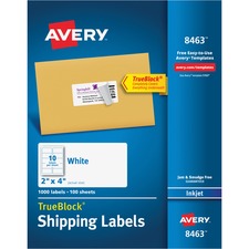 Avery&reg; TrueBlock Shipping Labels - Sure Feed