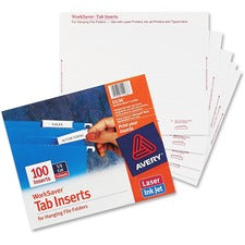 Avery&reg; Printable Tab Inserts for Hanging File Folders