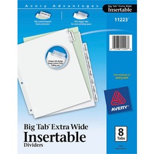 Avery&reg; Big Tab Extra-Wide Insertable Dividers