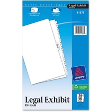 Avery&reg; Premium Collated Legal Exhibit Dividers with Table of Contents Tab - Avery Style