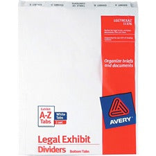Avery&reg; Premium Collated Legal Exhibit Dividers with Table of Contents Tab - Avery Style